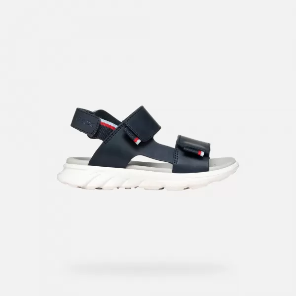  Chlapecké sandály GEOX SANDAL AIRADYUM J55F1B0009BC0735 TMAVĚ MODRÁ 