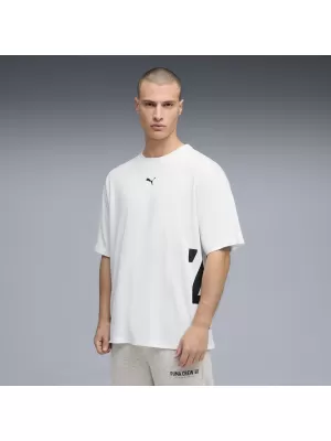 Pánské triko PUMA M GRAPHIC OVERSIZED TEE 528528_02 PUMA WHITE