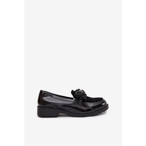  Dámské mokasíny D&A HY51-319 BLACK 