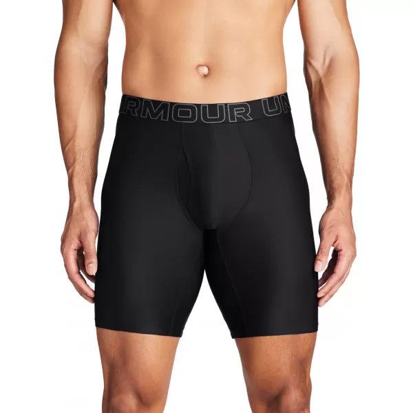  Pánské boxerky UNDER ARMOUR M PERF TECH 9IN 1383880-001 ČERNÁ 