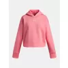 Dívčí mikina UNDER ARMOUR UA RIVAL FLEECE HOODIE 1379517-600 RŮŽOVÁ