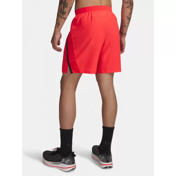  Pánské kraťasy UNDER ARMOUR UA LAUNCH 7'' SHORTS 1382620-714 ČERVENÁ 