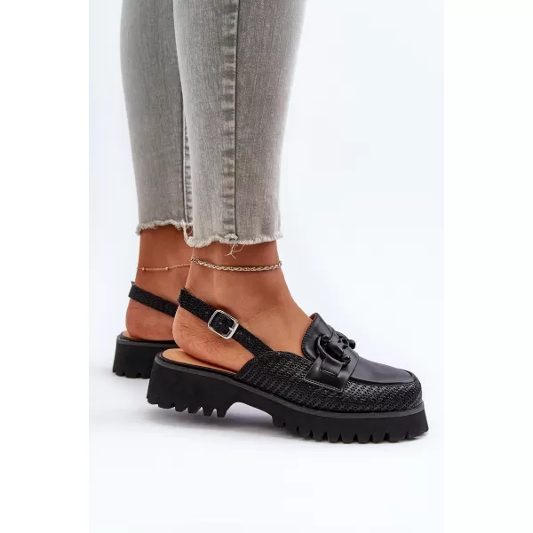  Dámské sandály D&A MR38-656 BLACK 