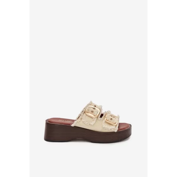  Dámské pantofle BOTO RENELISSE 41325 BEIGE 