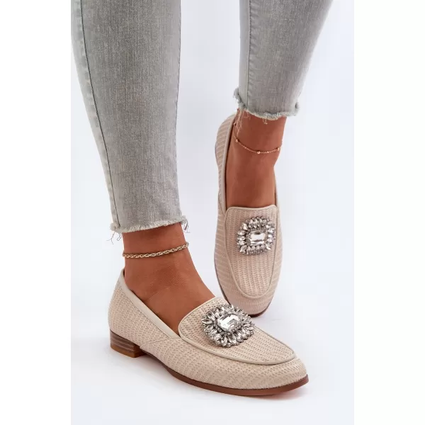  Dámské mokasíny D&A MR38-676 BEIGE 