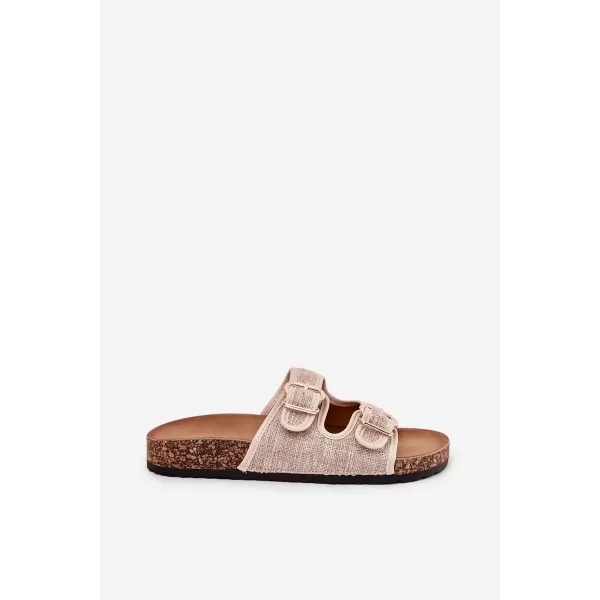  Dámské pantofle BOTO OSOFFE 36218 BEIGE 