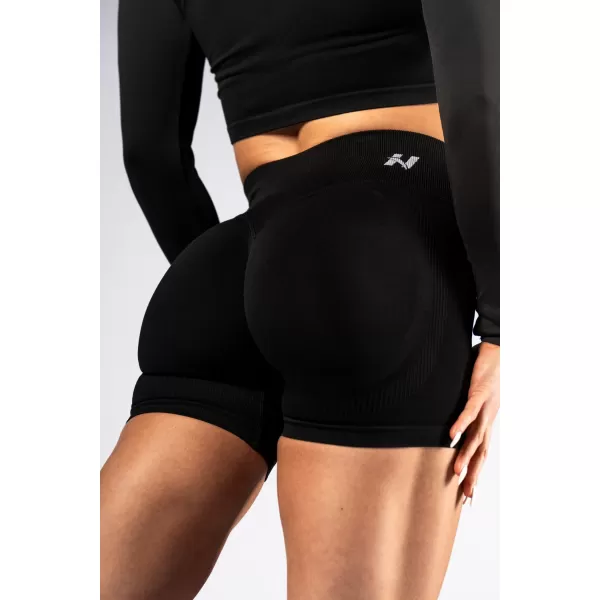  NEBBIA High-waist push-up šortky POWER 893 BLACK 