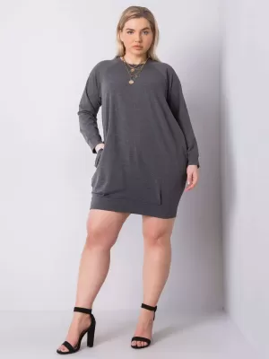 Dámské šaty BASIC FEEL GOOD RV-SK-6296.99 DARK GREY