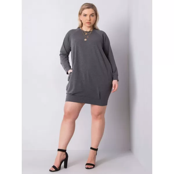  Dámské šaty BASIC FEEL GOOD RV-SK-6296.99 DARK GREY 