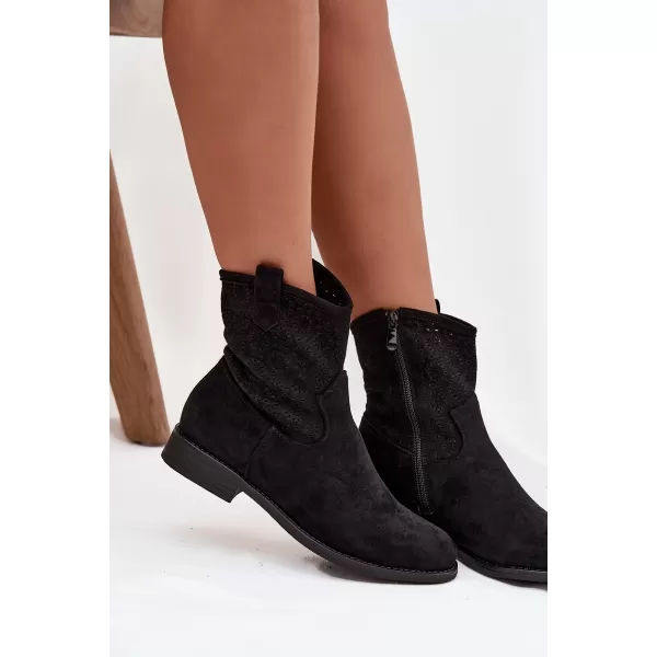  Dámské boty S.BARSKI HY52-530 BLACK 