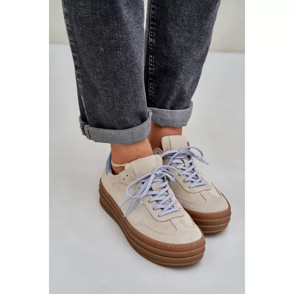  Dámské boty ZAZOO N1068S4 BEIGE 