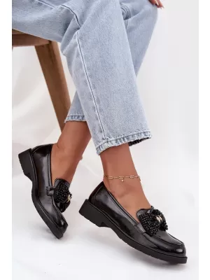 Dámské mokasíny D&A HY52-319A BLACK