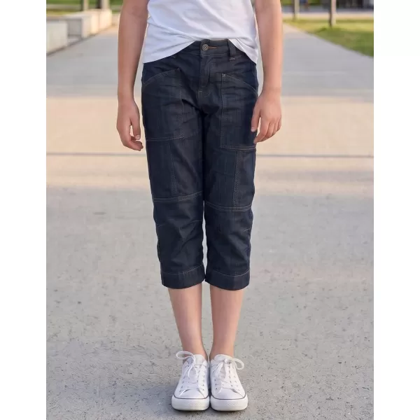  Dívčí 3/4 kalhoty SAM 73 GS 501 TMAVÁ DENIM 