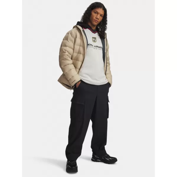  Pánské sportovní kalhoty UNDER ARMOUR UNSTPBLE TXTR WOVEN CARGO 6003862-001 ČERNÁ 