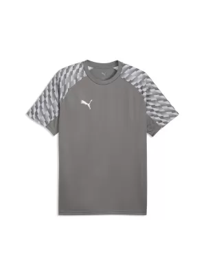 Pánské triko PUMA TEAMLIGA26 JERSEY 659721_13 FLAT MEDIUM GRAY/PUMA WHITE