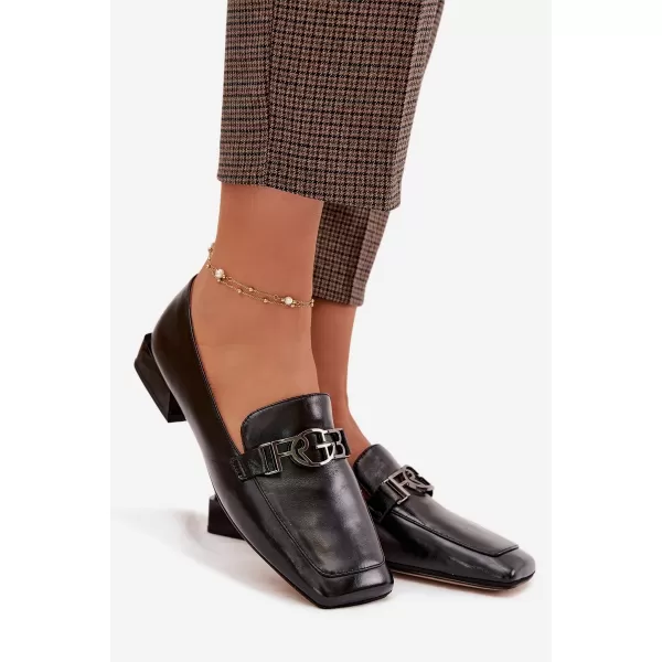  Dámské mokasíny D&A CR61-3125 BLACK 