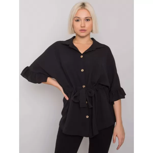  Dámská halenka RUE PARIS CHA-BZ-3576.25 NOIRE 