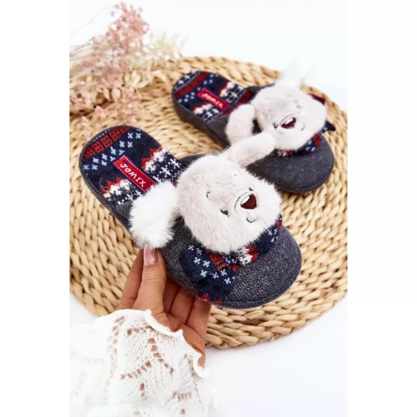  Dětské pantofle BOTO DASCA 28697 GREY 