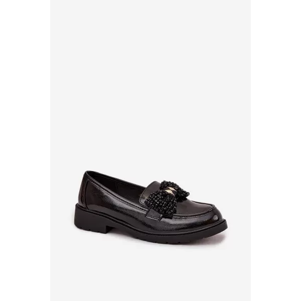  Dámské mokasíny D&A HY52-319A BLACK 