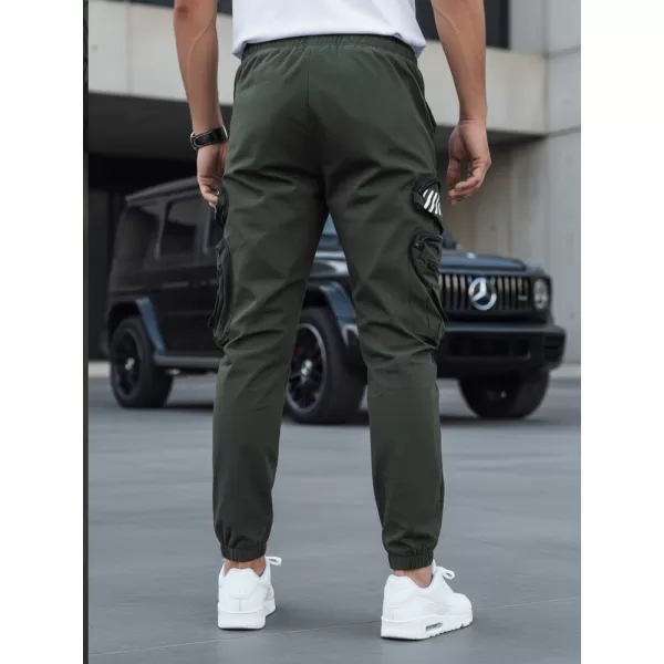  Pánské kalhoty DSTREET ZELENÁ 