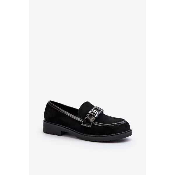  Dámské mokasíny S.BARSKI HY350A BLACK 