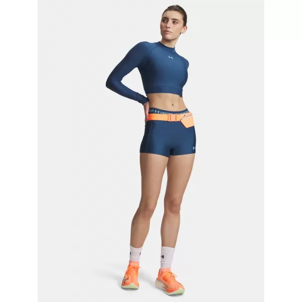  Dámské kraťasy UNDER ARMOUR HEATGEAR SHORTY 6010725-498 MODRÁ 