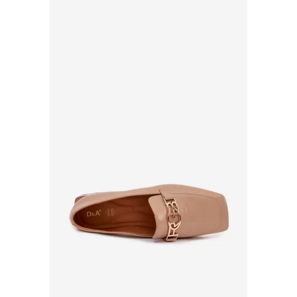 Dámské mokasíny D&A CR61-3125 BEIGE 