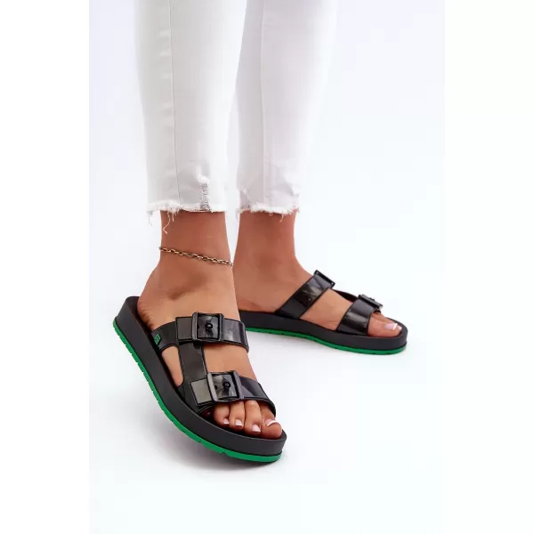  Dámské sandály ZAXY LL285073 BLACK 