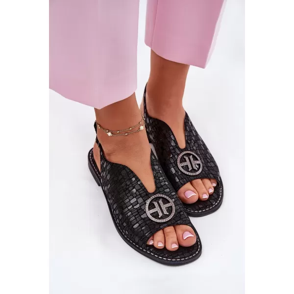  Dámské sandály S.BARSKI KV51-094 BLACK 