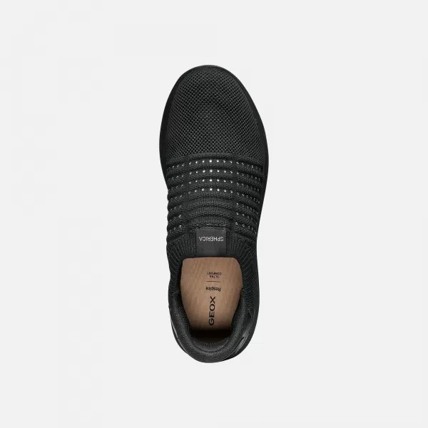  Dámské tenisky GEOX SPHERICA PLUS G012964 ČERNÁ 