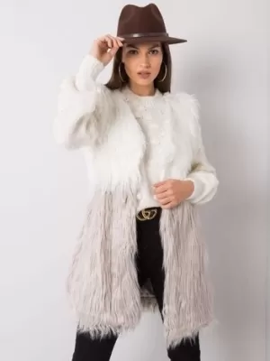 Dámská vesta WOOL FASHION ITALIA AT-KZ-04201.97P ECRU