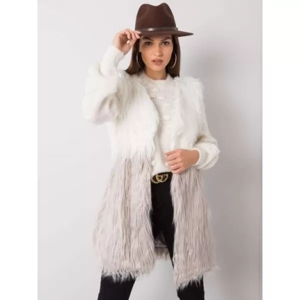  Dámská vesta WOOL FASHION ITALIA AT-KZ-04201.97P ECRU 
