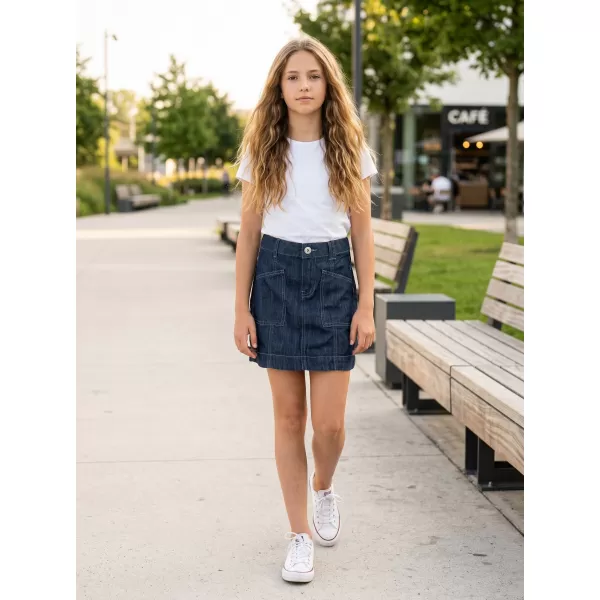  Dívčí sukně SAM 73 GZ 501 TMAVÁ DENIM 