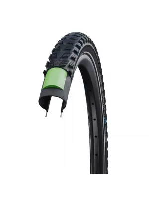 Plášť SCHWALBE ALBERT 28X1.4/37-622 MARATHON 365 ADDIX REFLEXNÍ PRUH ČERNÁ