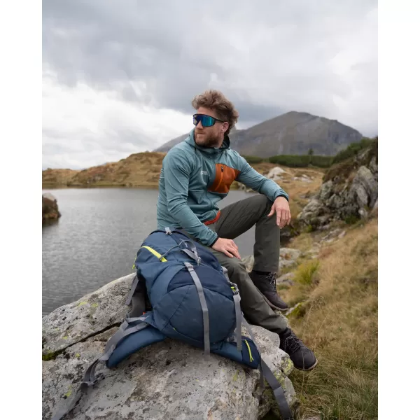  Pánská powerfleecová mikina NORDBLANC BRACKEN NBWFM8286 TMAVĚ ZELENÁ 