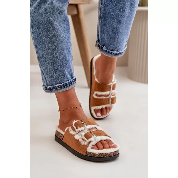  Dámské pantofle BOTO EZILENA 33315 CAMEL 