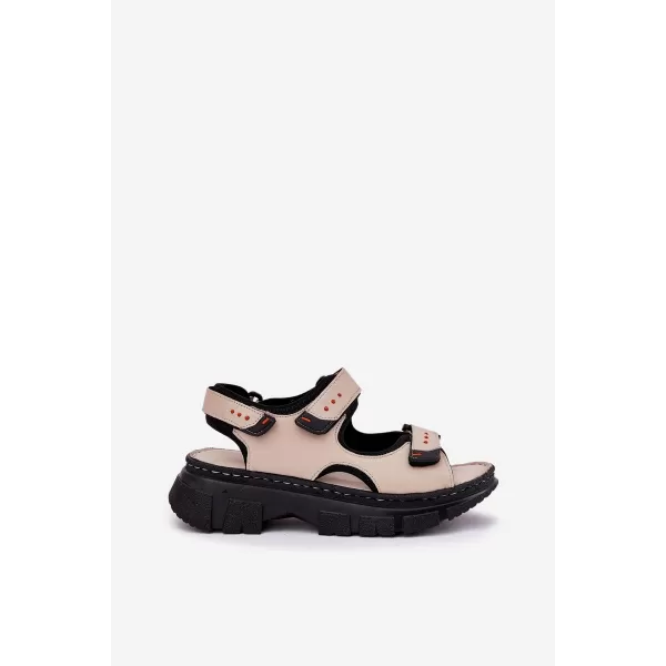  Dámské sandály ARTIKER 56C0471 BEIGE/BLACK 
