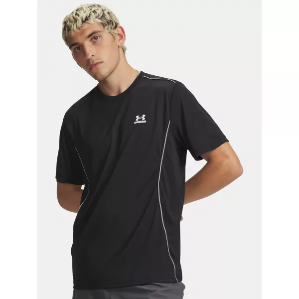  Pánské triko UNDER ARMOUR UA TECH SPORT SHORT SLEEVE 6009830-001 ČERNÁ 