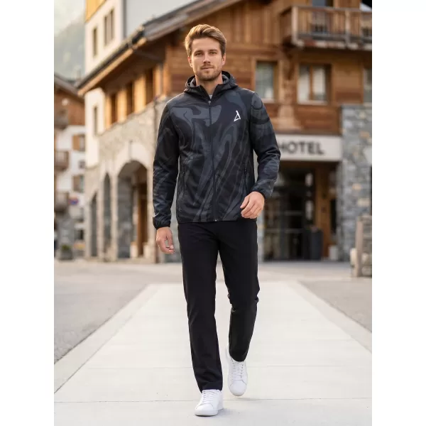  Pánská softshellová bunda premium ALTISPORT VOJ/ALM072JACK01 ČERNÁ 