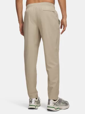 Pánské sportovní kalhoty UNDER ARMOUR UA UNSTOPPABLE TAPERED PANTS HNĚDÁ