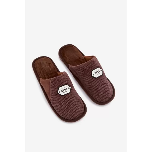  Pánské pantofle BOTO PRESINE 40744 BROWN 