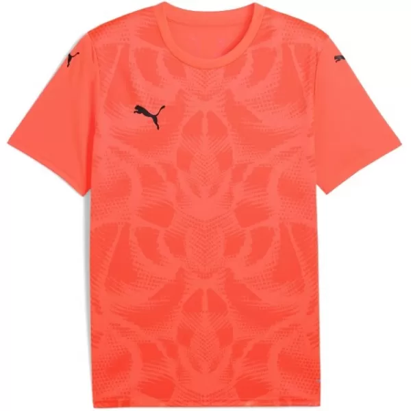  Pánské funkční triko PUMA TEAMULTIMATE JERSEY 706280-38 NEON SUN/PUMA BLACK 