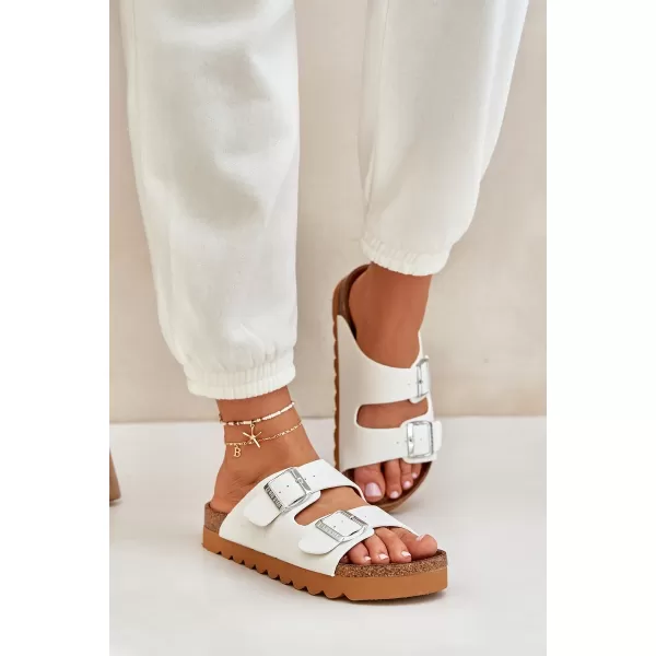  Dámské pantofle BIG STAR LL274480 WHITE 