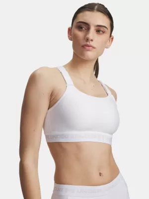 Dámská podprsenka UNDER ARMOUR HEATGEAR HIGH 6011152-100 BÍLÁ
