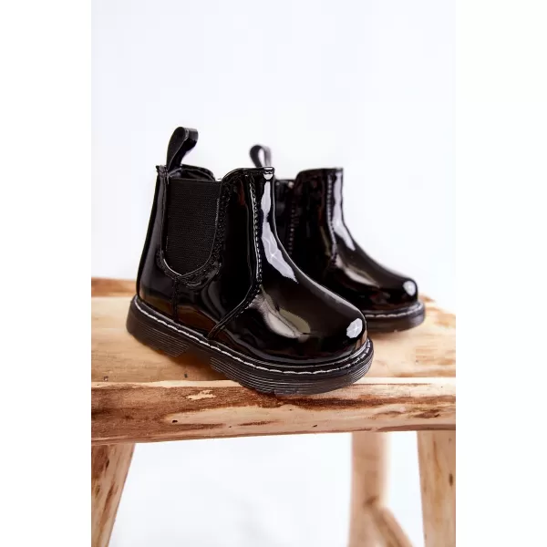  Dětské boty BOTO PORKY 21939 BLACK 