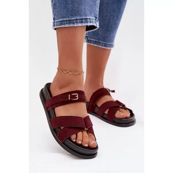  Dámské pantofle BOTO SELORINA 41592 BURGUNDY 