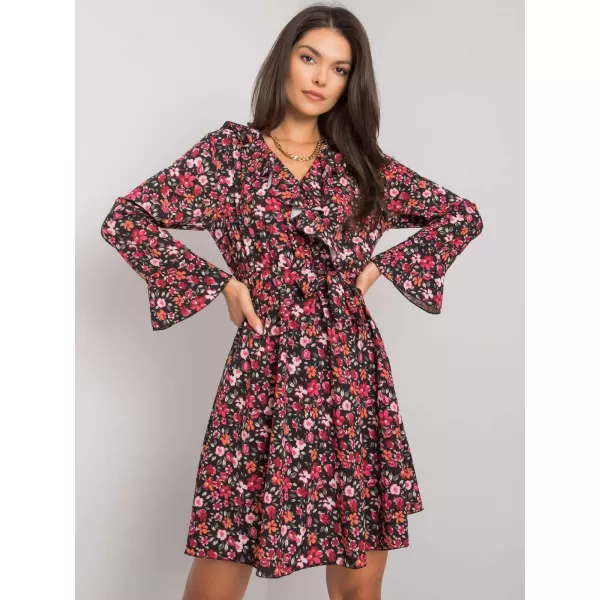  Dámské šaty ITALY MODA DHJ-SK-13891A.71P BLACK AND RED 