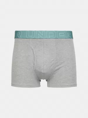 Pánské boxerky UNDER ARMOUR M PERF COTTON 3IN (3KS) 1383891-053 JASPER BLUE