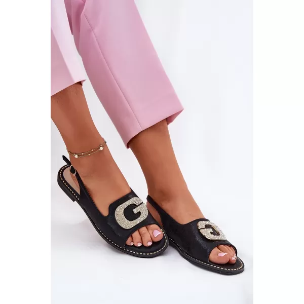  Dámské sandály S.BARSKI KV51-081 BLACK 