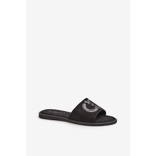  Dámské žabky S.BARSKI KV27-052 BLACK 